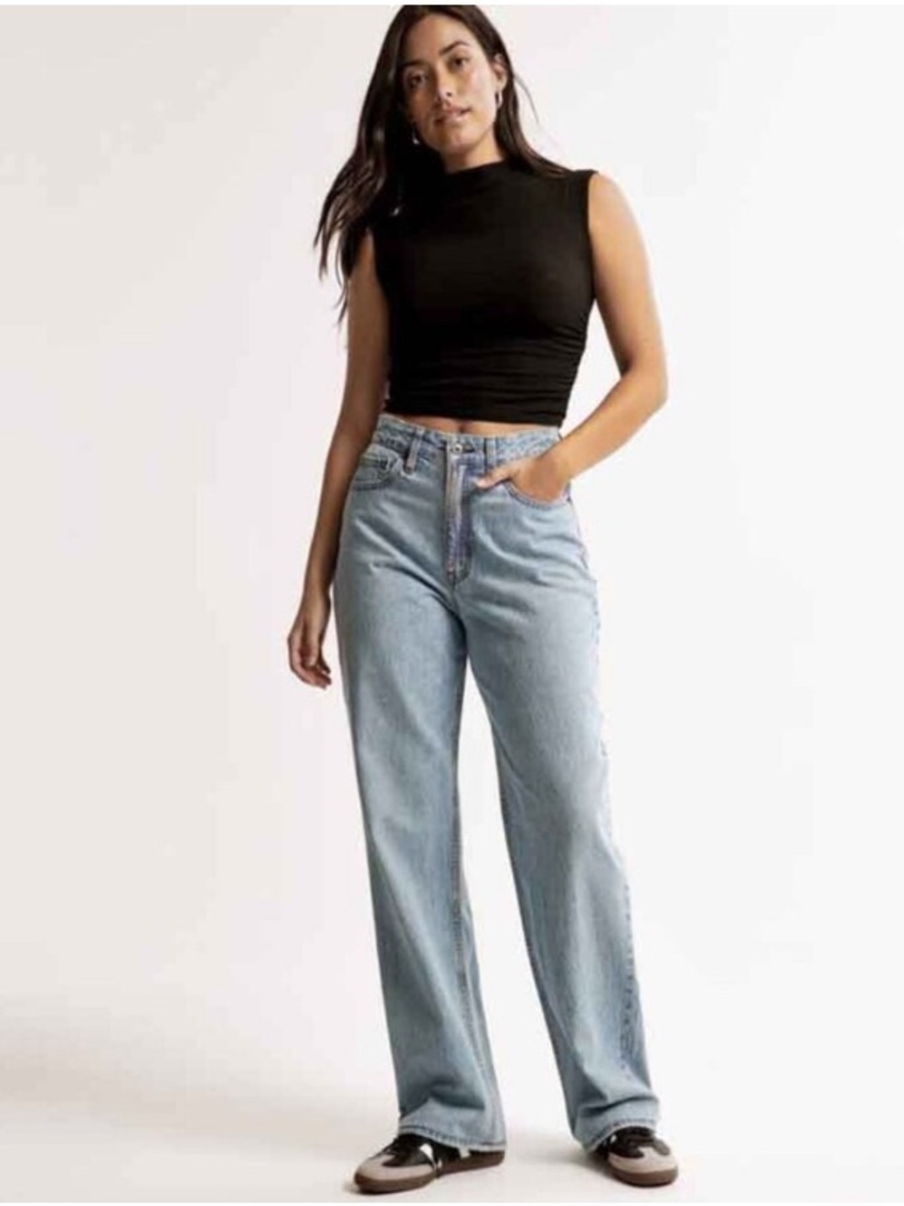 Abercrombie & Fitch the Loose High Rise Jeans Size 28 6R